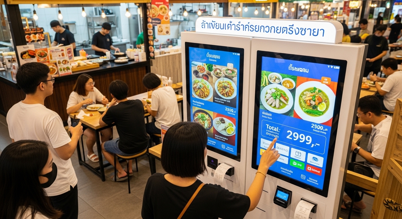 self ordering system in thailand - ระบบสั่งออเดอร์สินค้าด้วยตนเองในประเทศไทย